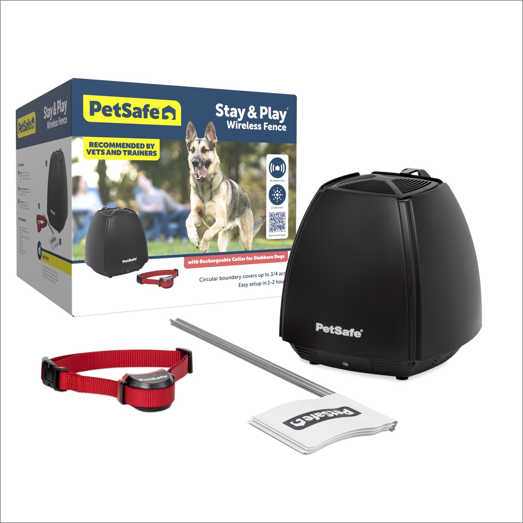 PetSafe Wireless Fence Pet Containment System, Covers up to 1/2