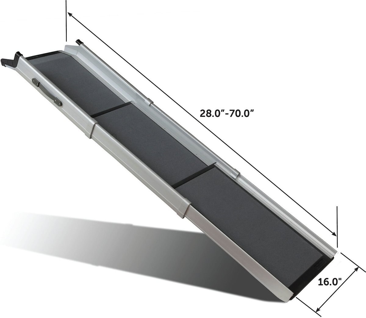 PETSAFE Happy Ride Deluxe Compact Telescoping Dog Car Ramp, 29 70in
