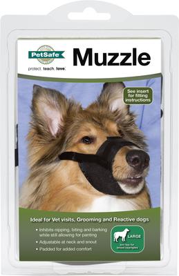 Show full view: PetSafe Dog Muzzle, Black, Large slide 5 of 6