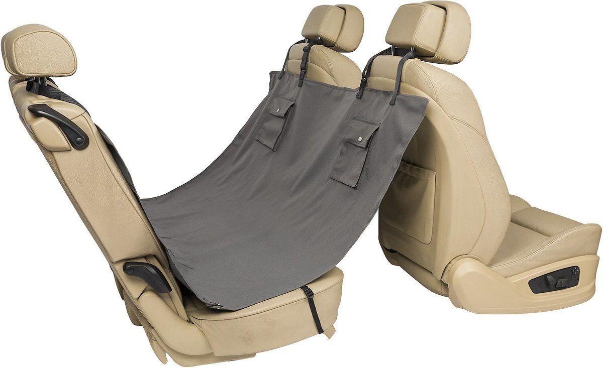 PETSAFE Happy Ride Hammock Car Seat Cover, Grey