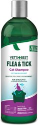 Vet's Best Plant Based Formula Flea & Tick Cat Shampoo, 12-oz bottle slide 1 of 6