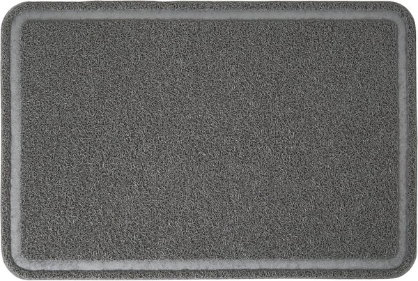 Frisco Rectangular Cat Litter Mat, Grey, Large slide 1 of 4