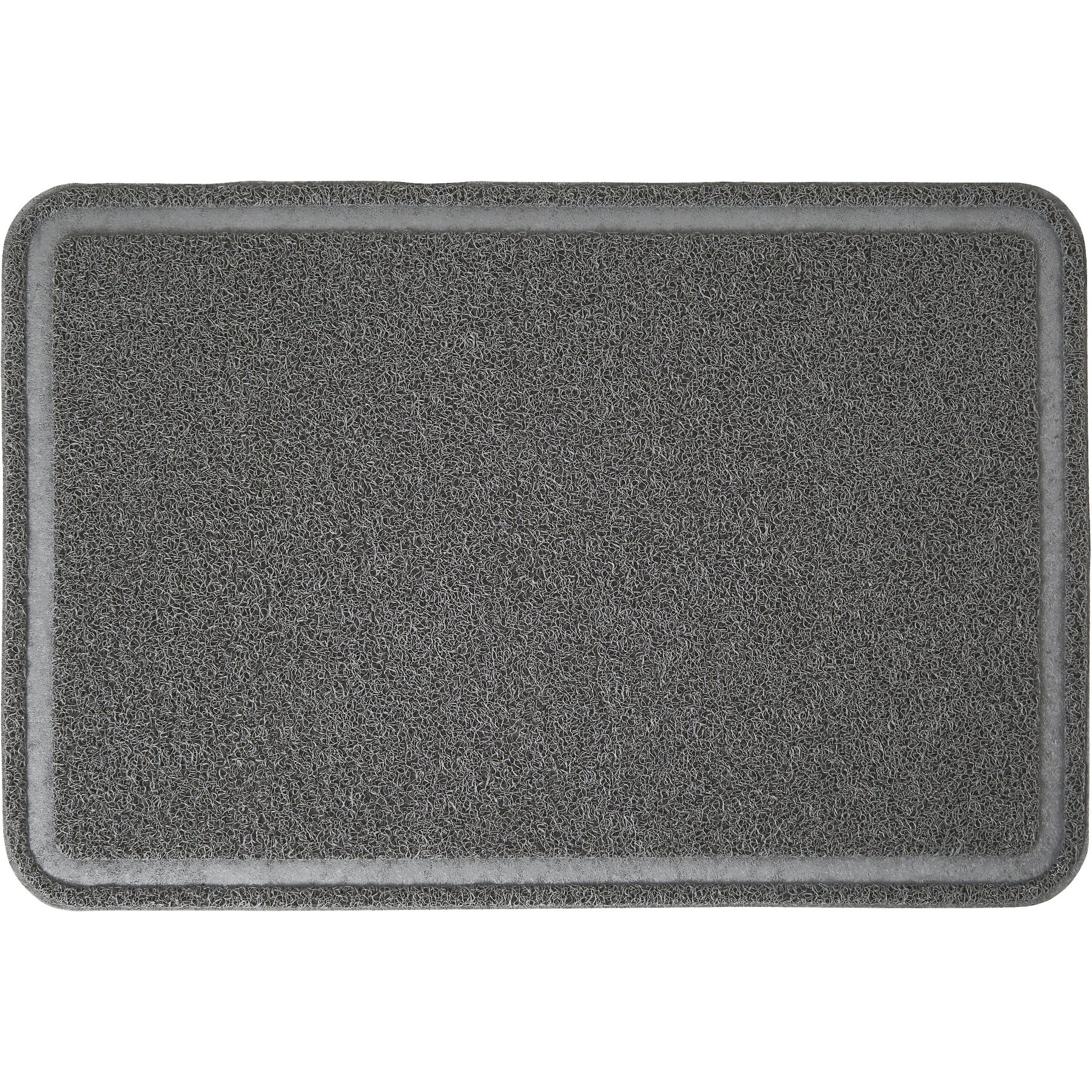 FRISCO Rectangular Cat Litter Mat, Grey, Large