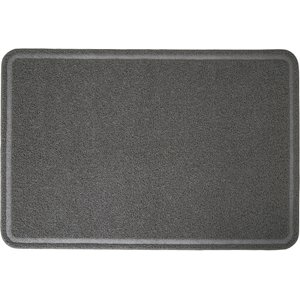 Frisco Rectangular Cat Litter Mat, Grey, X-Large