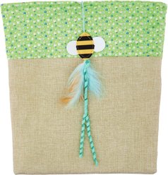 Frisco Kitty Play Sack Cat Toy, Flower Print