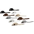Frisco Mouse Cat Toy with Catnip, Neutral Multicolor, 10 count