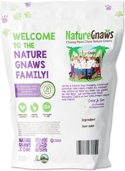 Nature Gnaws Beef Jerky 3-4" Bites Dog Treats, 20 count slide 2 of 8