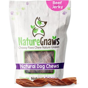 Nature Gnaws Beef Jerky Springs 7 - 8" Dog Treats, 12 count