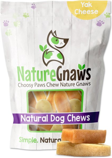 Nature Gnaws Small Himalayan Yak Cheese Dog Chew Treats, 8 count slide 1 of 8