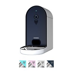 DOGNESS Automatic WiFi Dog & Cat Smart Feeder with HD Camera, Dark Blue