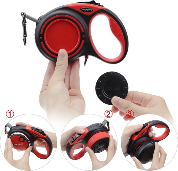 DOGNESS Smart Retractable Dog Leash