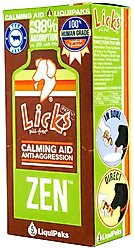 Licks Pill-Free ZEN Calming Braised Beef Flavor Dog Supplement, 5 count slide 1 of 2