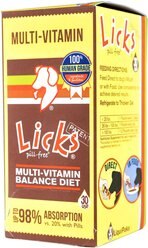 Licks Pill-Free MULTI-VITAMIN Dog Supplement, 30 count