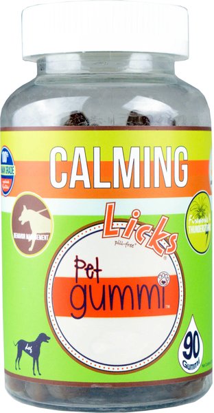 LICKS Pill-Free CALMING Gummi Dog Supplement, 90 count slide 1 of 3