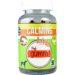 LICKS Pill-Free CALMING Gummi Dog Supplement, 90 count