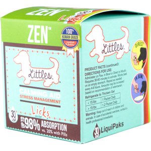 Licks Pill-Free Littles ZEN Calming Roasted Chicken Flavor Dog Supplement, 30 count