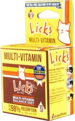 Licks Pill-Free MULTI-VITAMIN Cat Supplement, 10 count