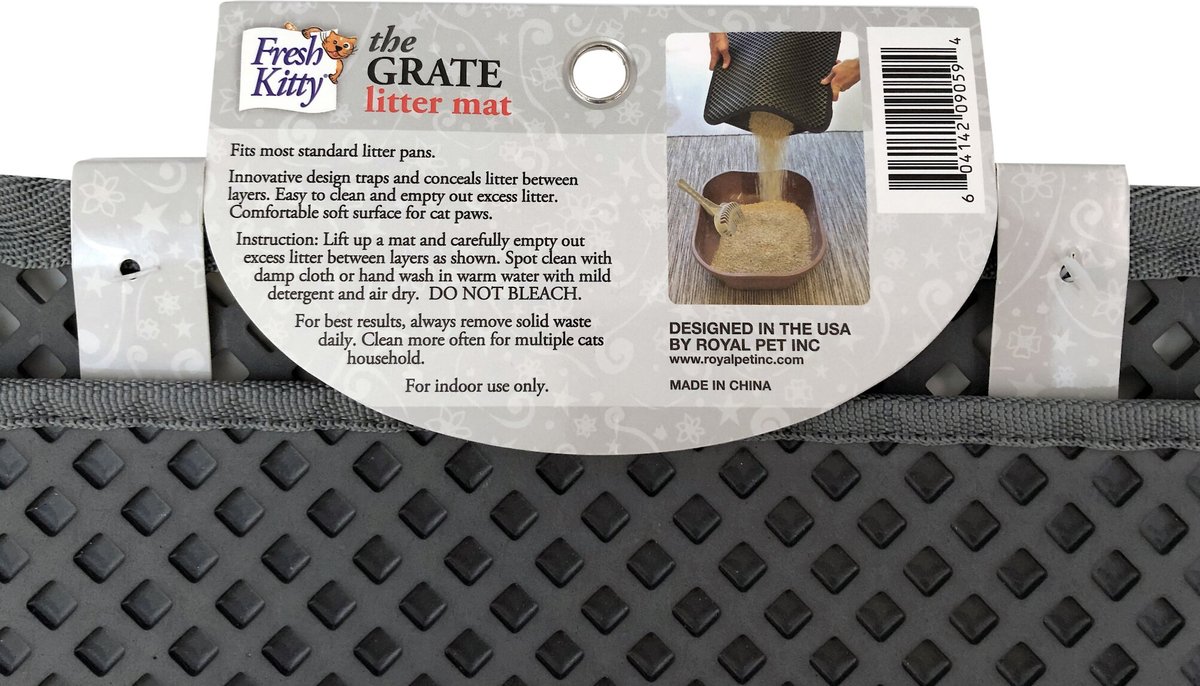 Cat clearance litter grate