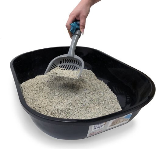 Fresh Kitty Large Deluxe Cat Litter Scoop with Waste Bag Handle
