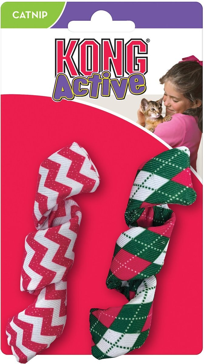 KONG Holiday Active Curlz Cat Toy