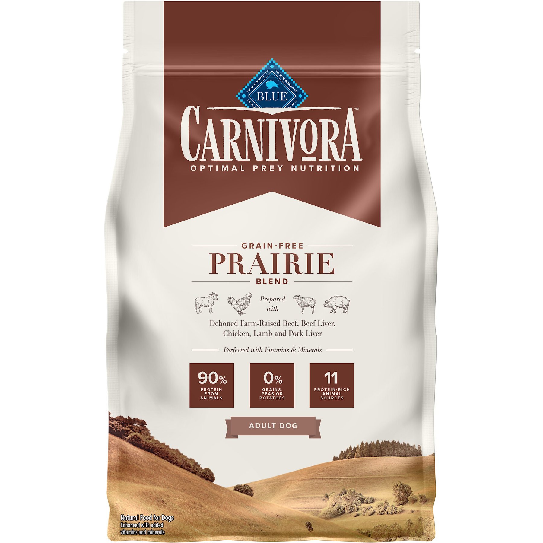 BLUE BUFFALO Carnivora Prairie Blend Grain Free Adult Dry Dog Food