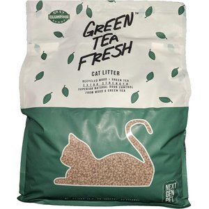 Next Gen Pet Products Pet Products Green Tea Unscented Clumping Wood Cat Litter, 11.5-lb bag