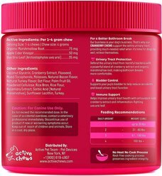 Active Chews Cranberry Urinary Health Dog Supplement, 120 count slide 2 of 8