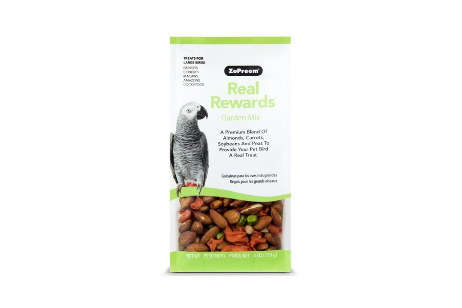 ZuPreem Real Rewards Garden Mix Parrot & Conure Treats, 6-oz bag