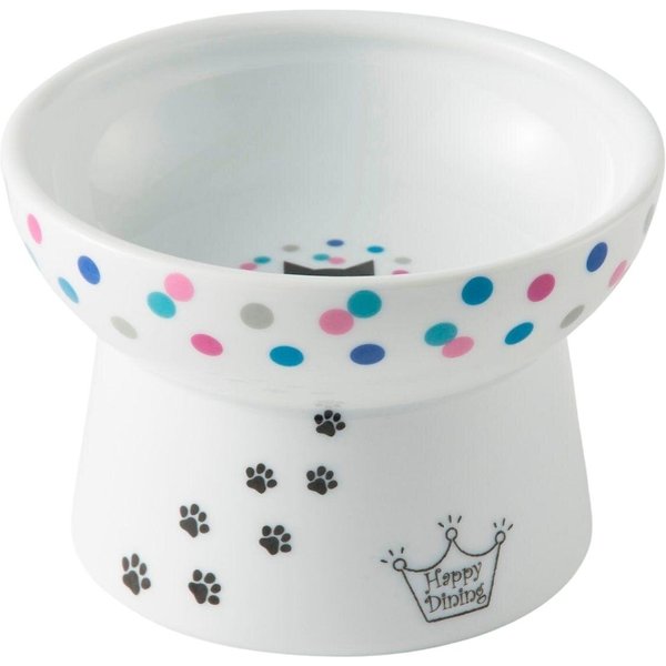 NECOICHI Raised Cat Food Bowl, Fuji, 1.5 cup