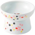 Necoichi Raised Cat Food Bowl, Sakura, Regular