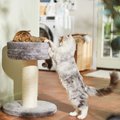 Frisco 24.8-in Heavy Duty Faux Fur Cat Tree, Gray