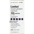 Lantus (insulin glargine injection) U-100 Injectable, 10-mL vial