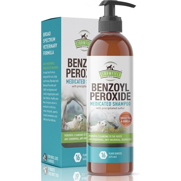 Discontinued STRAWFIELD PETS Benzoyl Peroxide Medicated Dog & Cat