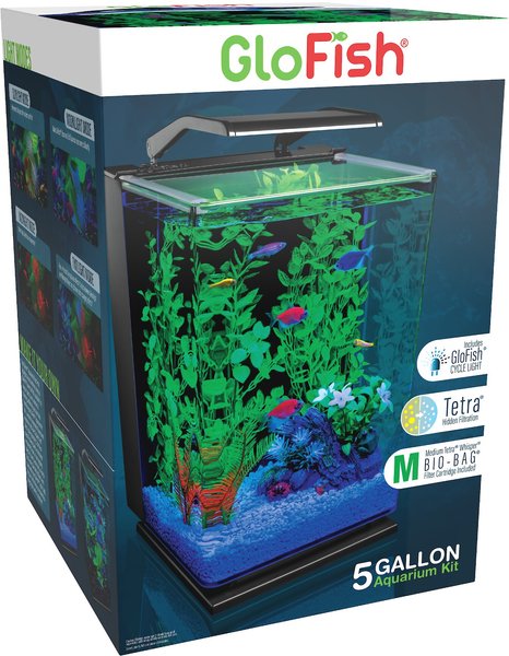 GLOFISH Aquarium Kit, 5-gal 