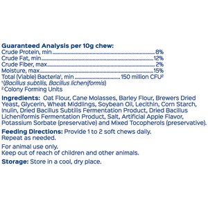 Probios Equine Probiotic Apple Flavor Soft Chew Horse Supplement, 60 count