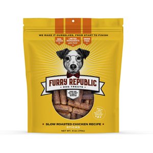 Furry Republic Sticks Slow Roasted Chicken Recipe Grain-Free Dog Treats, 6-oz bag