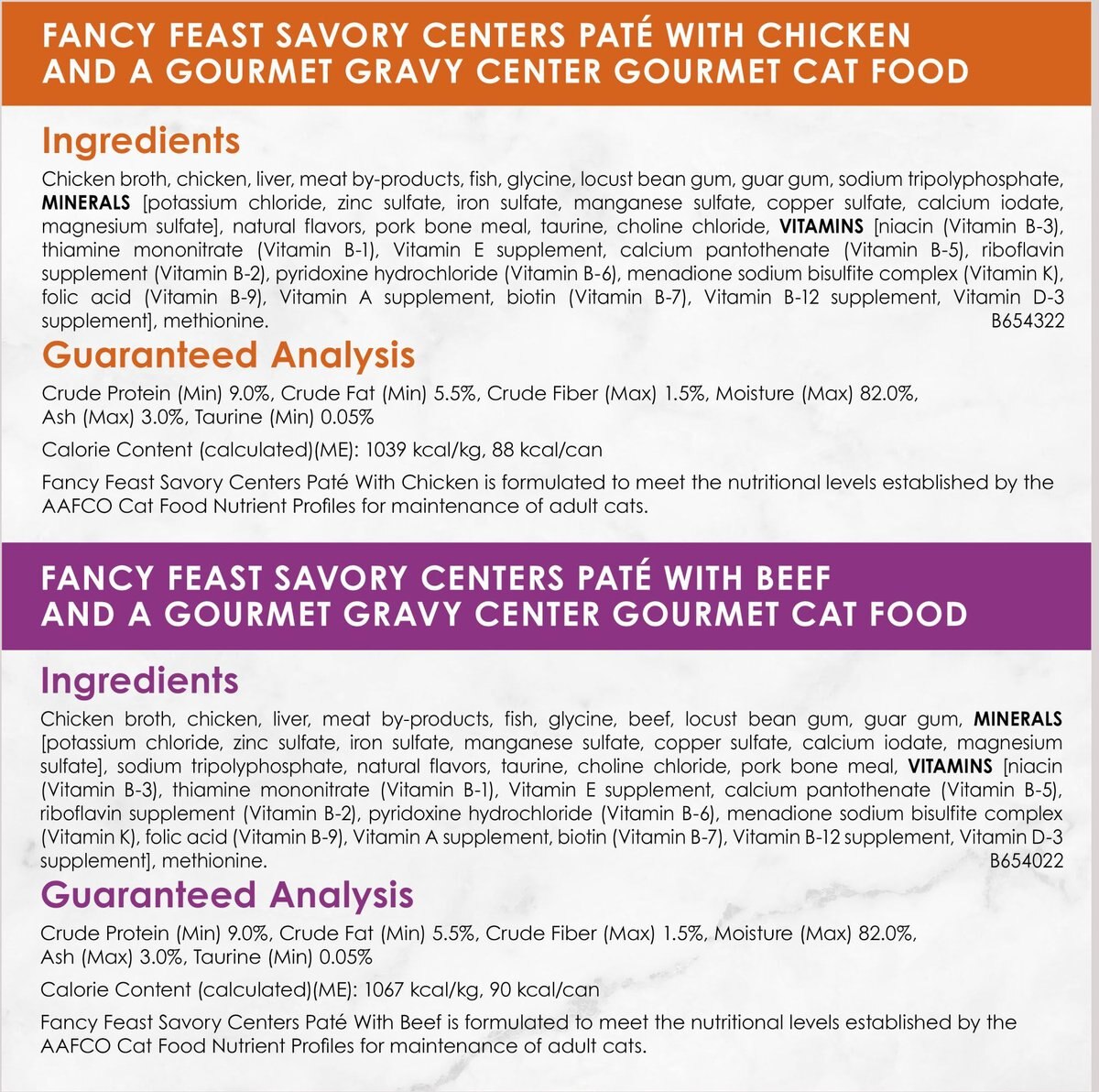 Fancy Feast Savory Centers Variety Pack Canned Cat Food, 3-oz, case of 24 slide 6 of 9