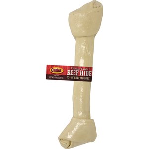 Cadet Premium Grade Knotted Beef Hide Bone for Dogs, 15-16 inches