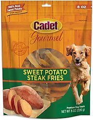 Cadet Gourmet Sweet Potato Fries Dog Treats, 2-lb bag