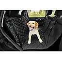 Frisco Quilted Water Resistant Hammock Car Seat Cover, Black, Regular