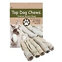 Top Dog Chews Buffalo Beef Cheek Rolls Dog Treat, 5 count, 10-12 inches