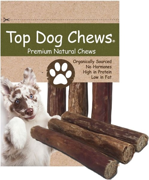 Top Dog Chews Beef Pizzle Stuffed Esophagus Dog Treat