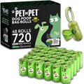 PET N PET Dog Poop Bags & Dispenser, 720 count