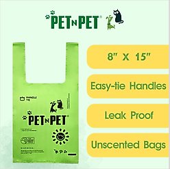 PET N PET Tie Handle Dog Poop Bags, 200 count slide 2 of 7