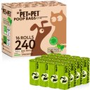 PET N PET Compostable Poop Bags, 240 count
