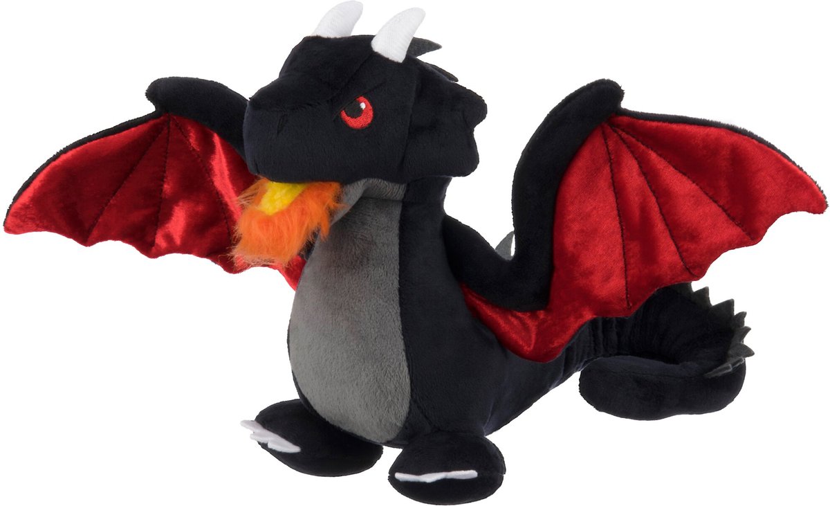 Dragon Mythical Creature Fire Red 12 inch Plush Fabric Stuffed Animal Toy 