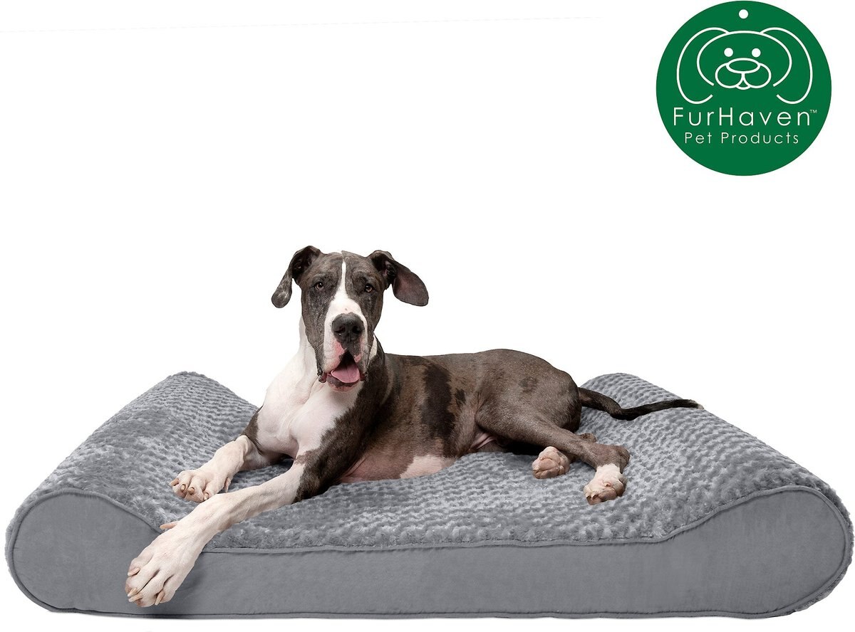 FURHAVEN Ultra Plush Luxe Lounger Orthopedic Cat & Dog Bed with