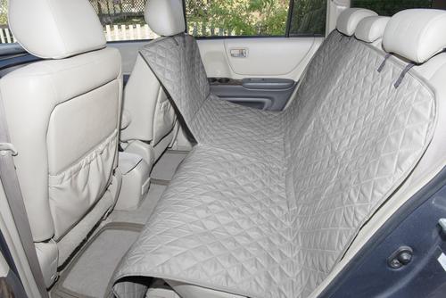 Show full view: FurHaven Quilted Hammock Car Seat Cover, Gray slide 5 of 8