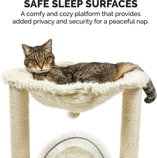 Tiger Tough Plush Hammock 17.3-in Faux Fur Cat Tree