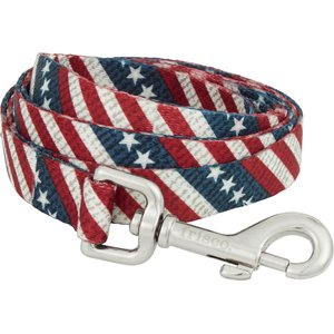 Frisco American Flag Polyester Dog Leash, Medium: 6-ft long, 3/4-in wide